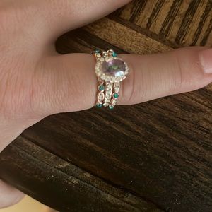 Three piece ring set